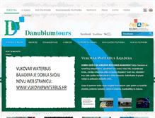Tablet Screenshot of danubiumtours.hr